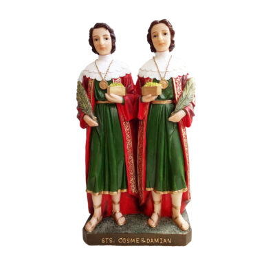 Saints cosme damian statue 12 inch