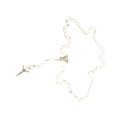 White rosary 47040